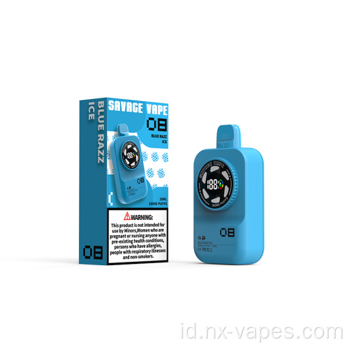 Kamera Savage 18000 Puff Disposable Vape Harga